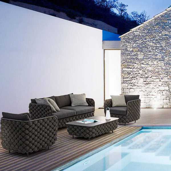 Outdoor Furniture Braided, Rope & Cord, Sofa - Voyager