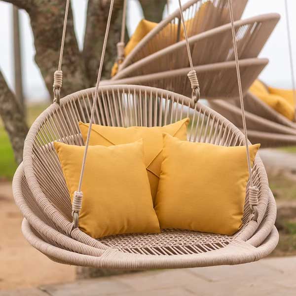 Outdoor Furniture Braided & Rope Swing - Antoine