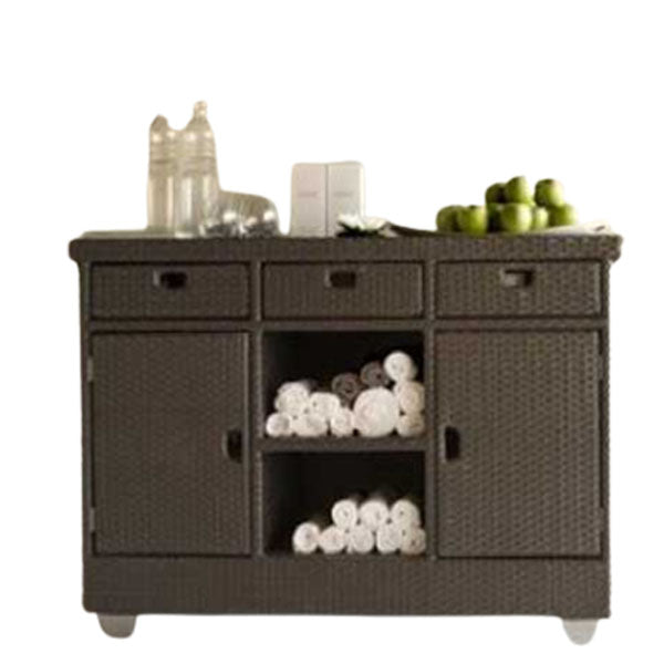 Outdoor Wicker Cabinet - Choco Prime