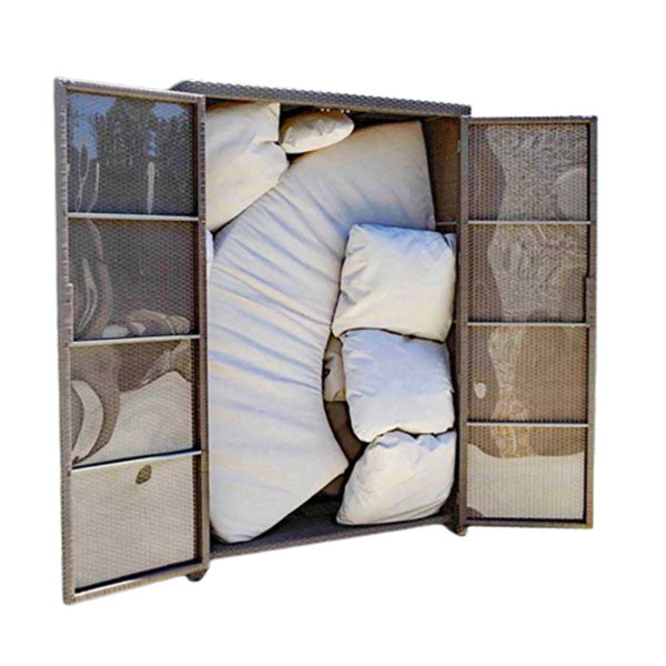 Outdoor Wicker Cabinet - Protective