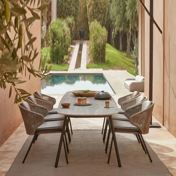 Outdoor Braided & Rope Coffee Set - Boroque X01
