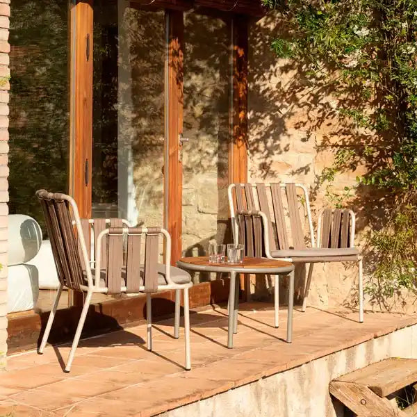 Outdoor Braided & Rope Coffee Set - Cara-pro