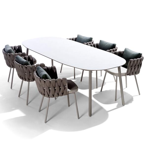 Outdoor Braided & Rope Coffee Set Garden & Terrace - Birilyant