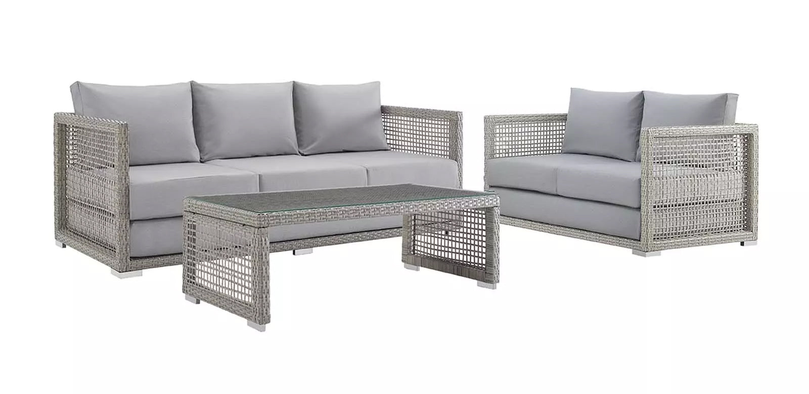 Outdoor Wicker Sofa Set three seater five seater  with table Spectra Next