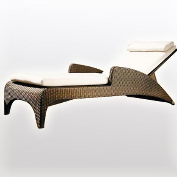 Outdoor Wicker Sun Lounger - Elevate