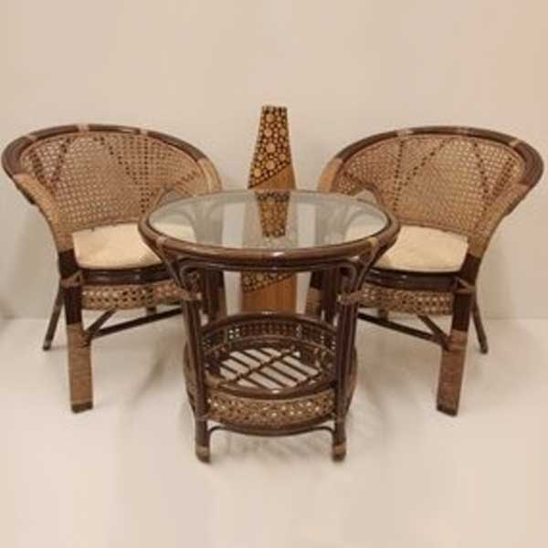 Cane & Rattan Furniture Coffee Set - Mariano