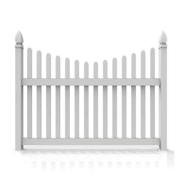 Outdoor FRP Picket Fence Fibre Glass Garden Fencing