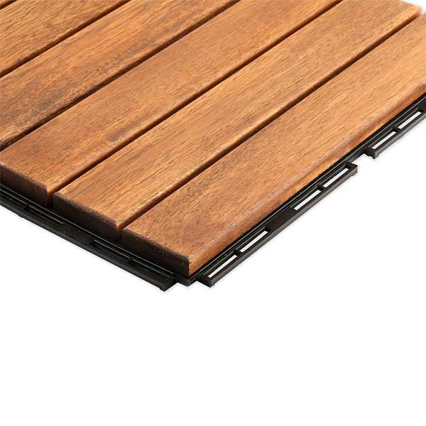 Outdoor & Indoor Natural IPE Decking And Deck Tiles