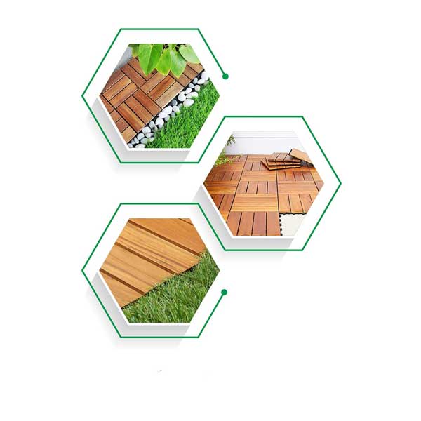 Outdoor & Indoor Natural IPE Decking And Deck Tiles