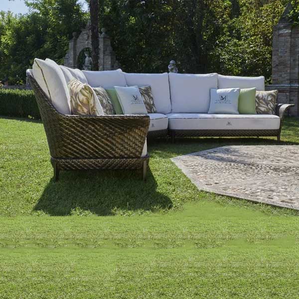 Outdoor Furniture - Wicker Sofa - Aralia