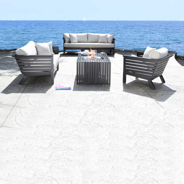 Outdoor Wood & Aluminum - Sofa Set - Thumb