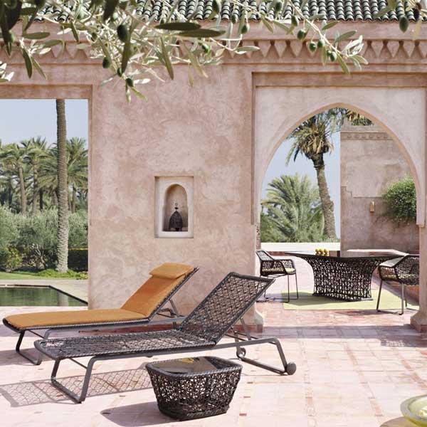 Outdoor Wiciker Sun Lounger - Ketlan