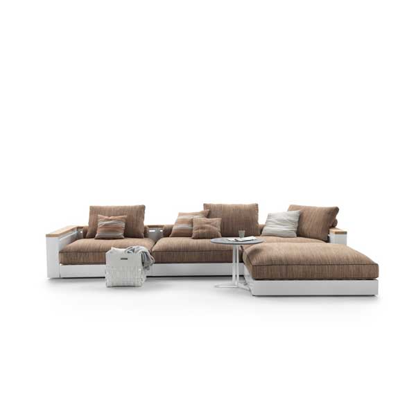 Outdoor Wood & Aluminum - Sofa Set - Freeport