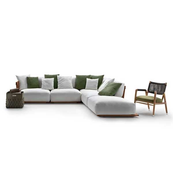 Outdoor Wood & Aluminum - Sofa Set - Flex