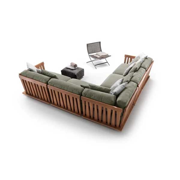 Outdoor Wood & Aluminum - Sofa Set - Flex 