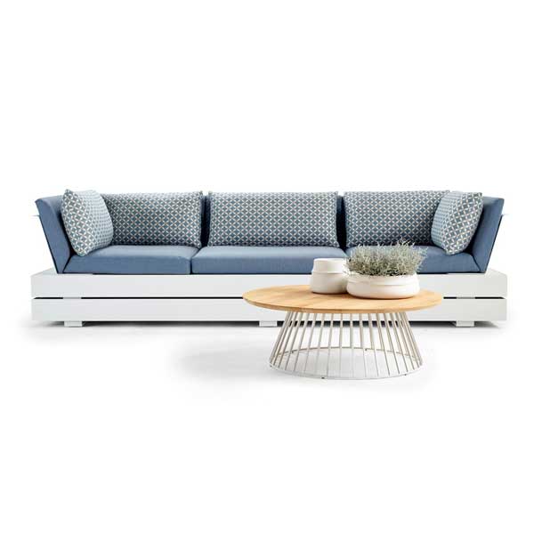 Outdoor Wood & Aluminum - Sofa Set - Pandora