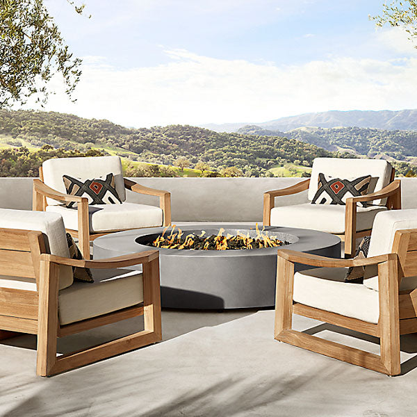 Outdoor Wood - Sofa Set - Granadillo for Patio, Garden & Terrace