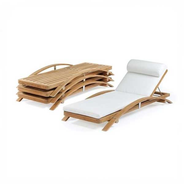 Outdoor Wooden - Sun Lounger - Cesky