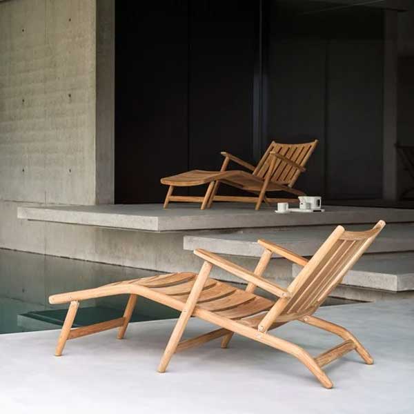 Outdoor Wooden - Sun Lounger - Levante 