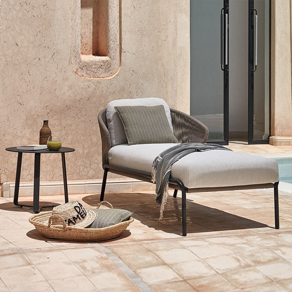 Outdoor Braided & Rope Sunlounger - Aston Next