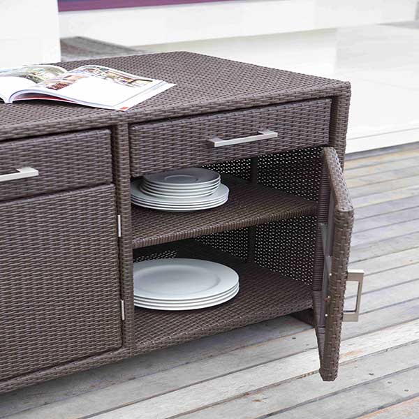 Outdoor Wicker Cabinet - Choco Next