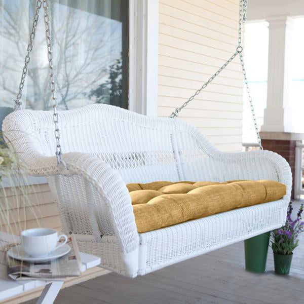 Outdoor Wicker Two Seater Swing - Friends